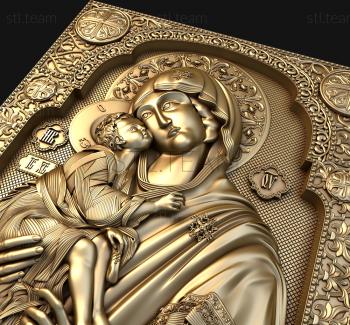 3D model Donskaya Mother of God (STL)